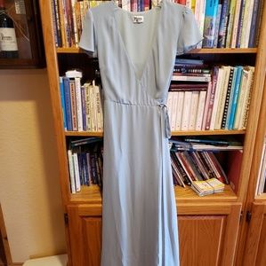 Silver Sage Crisp Showmeyourmumu bridesmaid dress